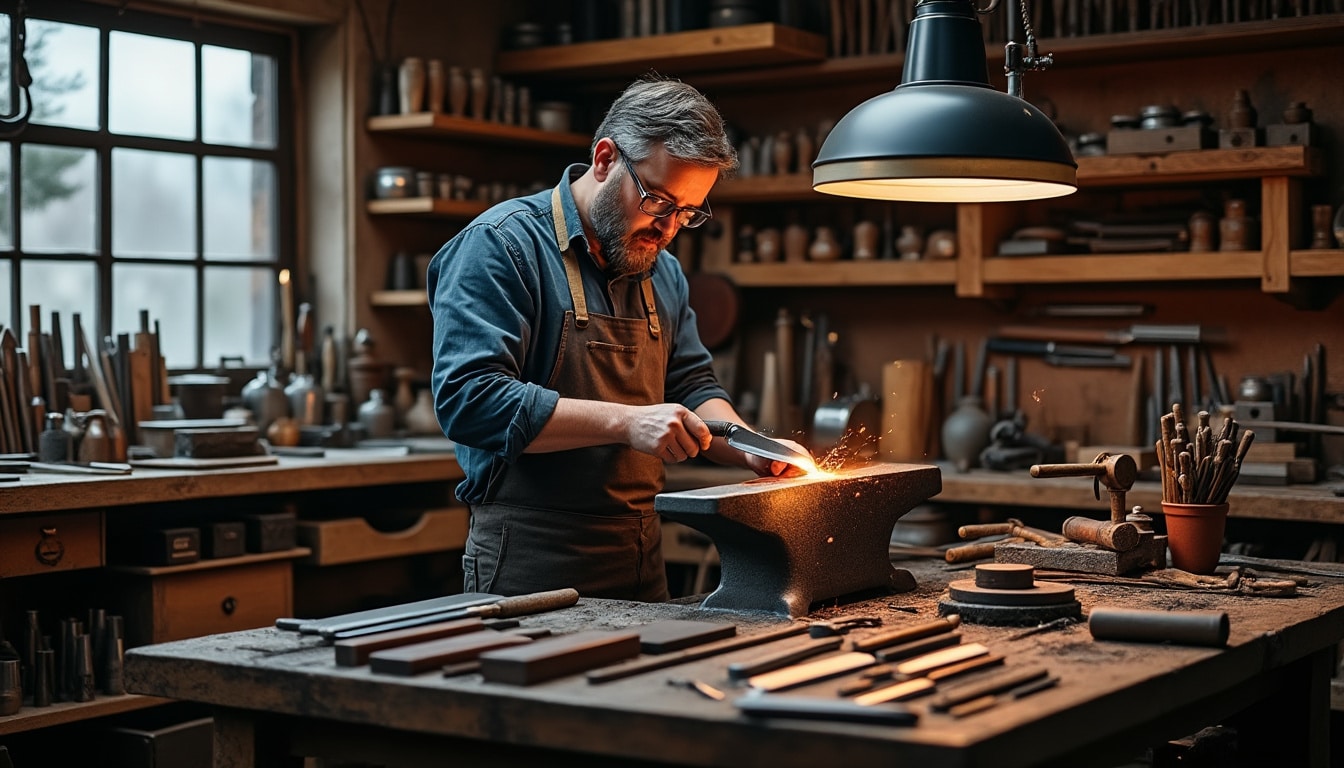 Atelier de coutellerie Kevin Muzikar : ce que dit le cadre